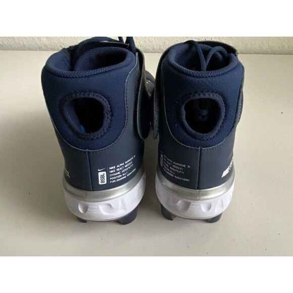 Nike Alpha Huarache 3 High Mens Baseball Cleats Men’s Sz 14 Navy Blue CZ4455-400 - Picture 11 of 11